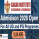 SIRT Bhopal Admission 2026–27 Begins for UG & PG Programmes; Apply @sirtbhopal.ac.in